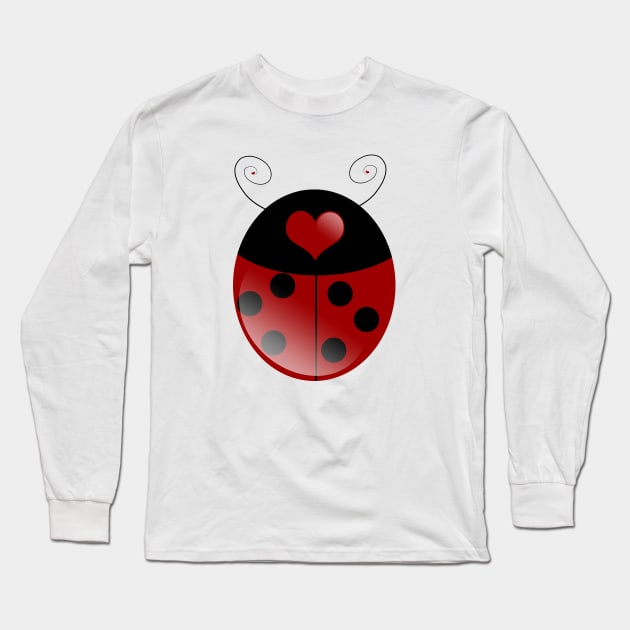 cute ladybug Long Sleeve T-Shirt by Grafikstudio